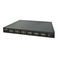 ComNet CNGE24FXTX12MS/12 "Managed Gigabit Switch, 12x RJ45, 12xSFP, 19"" 1RU 2x 12VDC Eingang"