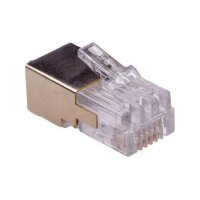 AXIS RJ12 PLUG SHIELDED 10 PCS RJ12 Steckverbinder, geschirmt, für AXIS modulare Kameras, 10 Stück