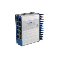 Veracity VCS-8P2-MOB Ethernet Switch, 8x PoE, 2x RJ45, 12 - 24 V, DC-Anschluss