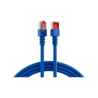 jetrics network 6SFTP-BL-0,5/1 RJ45 Patchkabel S/FTP, Cat 6, 0,5m, blau, 1 Stück