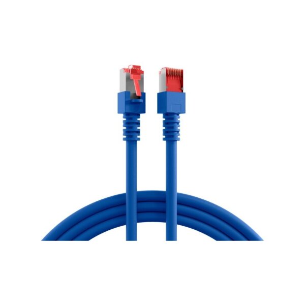 jetrics network 6SFTP-BL-1/1 RJ45 Patchkabel S/FTP, Cat 6, 1m, blau, 1 Stück
