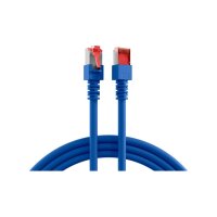 jetrics network 6SFTP-BL-25/1 RJ45 Patchkabel S/FTP, Cat 6, 25m, blau, 1 Stück