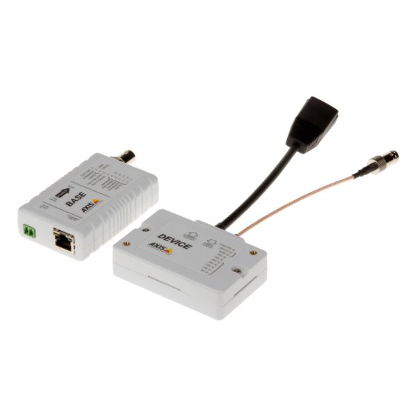 AXIS T8645 POE+ COAX COMPACT KIT PoE+ über Coax Set, 1x AXIS T8641 Base Einheit, 1x AXIS T8643 Device Einheit
