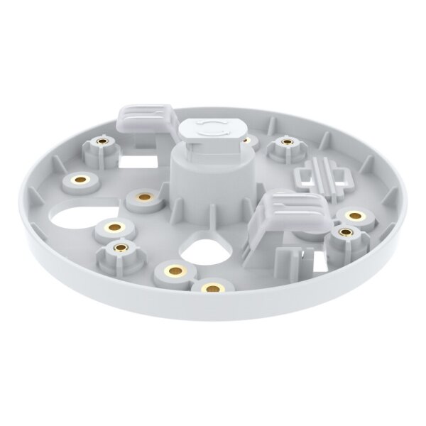 AXIS T91A33 LIGHT TRACK MNT 4P Montageplatte für Retail Lichtschienen Systeme, weiß, 4 Stück