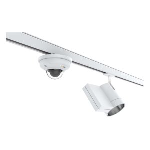 AXIS T91A33 LIGHT TRACK MNT 4P Montageplatte für Retail Lichtschienen Systeme, weiß, 4 Stück