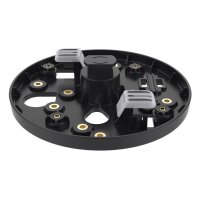 AXIS T91A33 LIGHT TRACK MNT BLK 4P Montageplatte für Retail Lichtschienen Systeme, schwarz, 4 Stück