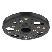 AXIS T91A33 LIGHT TRACK MNT BLK 4P Montageplatte für Retail Lichtschienen Systeme, schwarz, 4 Stück