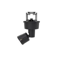 AXIS T91A33 LIGHT TRACK MNT BLK 4P Montageplatte für Retail Lichtschienen Systeme, schwarz, 4 Stück