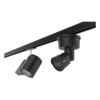 AXIS T91A33 LIGHT TRACK MNT BLK 4P Montageplatte für Retail Lichtschienen Systeme, schwarz, 4 Stück