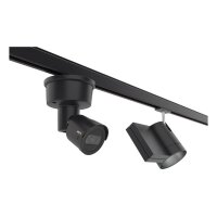 AXIS T91A33 LIGHT TRACK MNT BLK 4P Montageplatte für Retail Lichtschienen Systeme, schwarz, 4 Stück