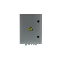 Solvido SOL-IQbox-eco-B/Hz Kamera Anschlusskasten für Videoüberwachung mit Steckdose, FI/LS und Heizung, 400x300x210mm