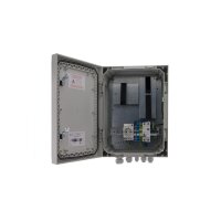Solvido SOL-IQbox-eco-B/Hz Kamera Anschlusskasten für Videoüberwachung mit Steckdose, FI/LS und Heizung, 400x300x210mm