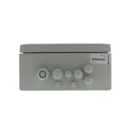 Solvido SOL-IQbox-eco-B/Hz Kamera Anschlusskasten für Videoüberwachung mit Steckdose, FI/LS und Heizung, 400x300x210mm