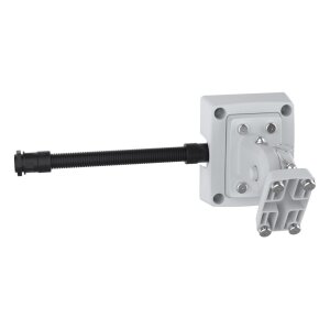 AXIS T91R61 WALL MOUNT Wandarm, neigbar, für AXIS D2110-VE, inkl. Anschlussdose und Kabelschlauch, weiß