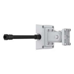 AXIS T91R61 WALL MOUNT Wandarm, neigbar, für AXIS D2110-VE, inkl. Anschlussdose und Kabelschlauch, weiß