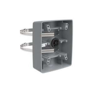 AXIS T91B57 POLE MOUNT GREY Mastmontage Adapter, Außen, Mastdurchmesser von 100mm bis 410mm, inkl. Montagebänder
