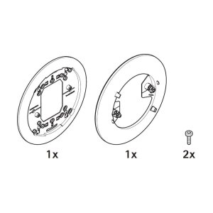 Axis T94C01M J-BOX/GANG BOX PLATE