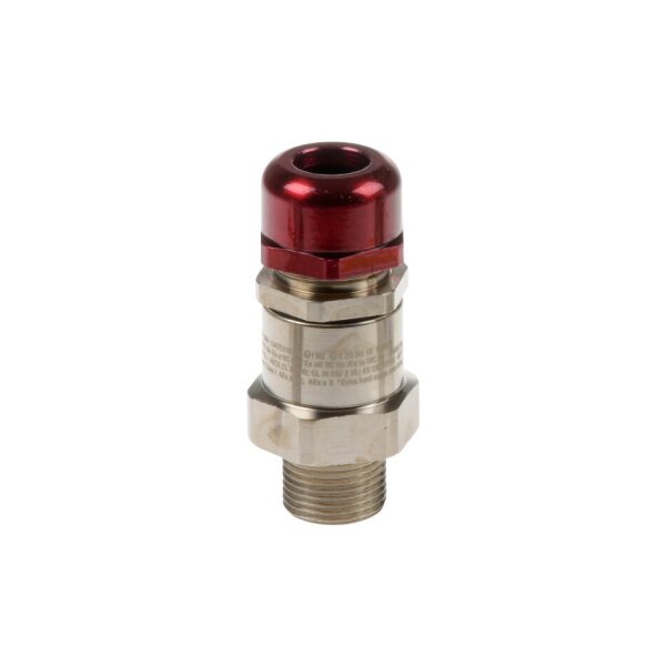 AXIS EX D CABLE GLAND M20 NON-ARMORED Kabelverschraubung, Ex d, für nicht armierte Kabel, M20, 6,5-14mm, Messing vernickelt