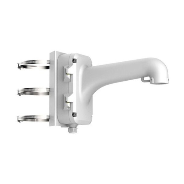Hikvision DS-1604ZJ-Pole Masthalterung, Aluminium, weiß, 355,5x261,8x170,7mm, für Hikvision PTZ Domes