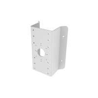 Hikvision DS-1276ZJ-SUS Eckmontage Adapter, Edelstahl, weiß, für Hikvision Kameras
