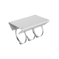 Hikvision DS-1684ZJ Halterung, Mastmontage, Stahl, weiß, für Hikvision Domes