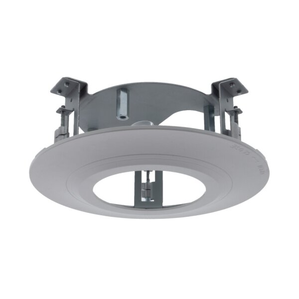 eneo IED-FMH1 Deckeneinbauadapter mit weißem Trimring für Fix Dome Kamera, SN-Serie
