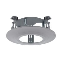 eneo IED-FMH1 Deckeneinbauadapter mit weißem Trimring für Fix Dome Kamera, SN-Serie