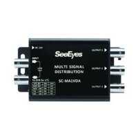 SeeEyes SC-MA1VDA Videosignalverteiler, 1x Eingang, 4x Ausgang, AHD, CVI, TVI, Composite