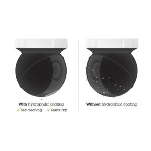 AXIS TQ6802 HYDROPHILIC CLEAR DOME Kuppel, klar, hydrophil, für AXIS Q6125-LE, AXIS Q6135-LE, Zubehörteil