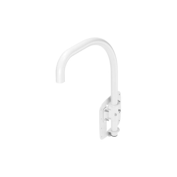 Hanwha Vision SBP-300LMW Schwanenhals Halterung, für Hanwha Techwin Kameras, Aluminium, Weiß