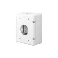 Hanwha Vision SBP-300NBW Anschlussbox, für Hanwha Techwin Wandhalterungen, Stahl/Aluminium, Weiß