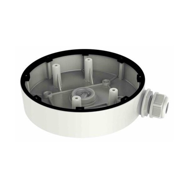 Hikvision DS-1280ZJ-DM55 Anschlussbox, Aluminium, weiß, 155x36mm, für Hikvision Domes