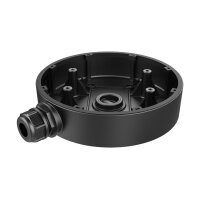 Hikvision DS-1280ZJ-DM55(BLACK) Anschlussbox, für Hikvision schwarz,155x36mm, für Hikvision Domes