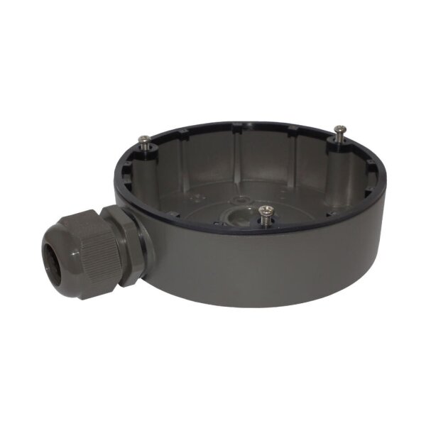 Hikvision DS-1280ZJ-DM8(Black) Anschlussbox, Aluminium, schwarz, für Hikvision Domes
