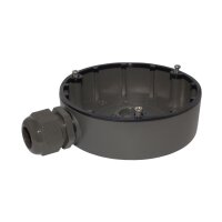 Hikvision DS-1280ZJ-DM8(Black) Anschlussbox, Aluminium, schwarz, für Hikvision Domes