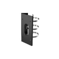 Hikvision DS-1475ZJ-SUS(BLACK) Mastmontage Adapter, Edelstahl, schwarz, für Hikvision Kameras