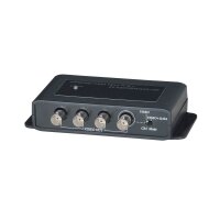 eneo MAM-5DC1004M0A Distributor, 1x BNC Eingang HD-TVI, CVI, AHD, CVBS, 4x BNC Ausgänge