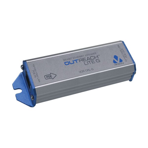 Veracity VOR-ORL-G Gigabit Ethernet Extender, max 800m, IP66, Wandmontage, Indoor, -40°C bis +70°C