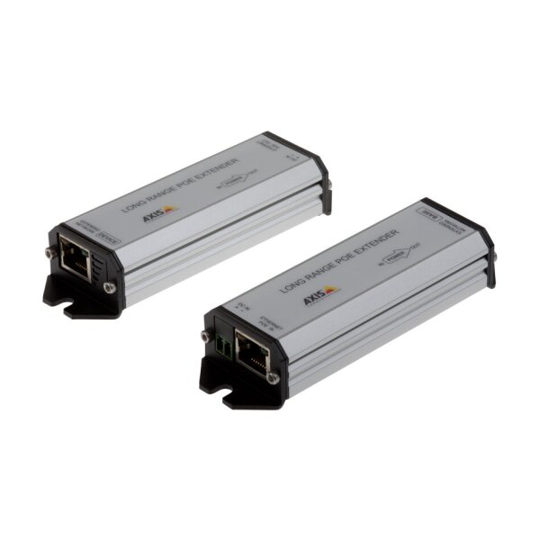 AXIS LONG RANGE POE EXTENDER KIT PoE Extender, PoE, PoE+, Innen, RJ45, bis 1000m Reichweite
