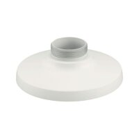 Hanwha Vision SBP-300HMW8 Flanschplatte für Hänge Montage von Hanwha Techwin Domes, Aluminium, Weiß