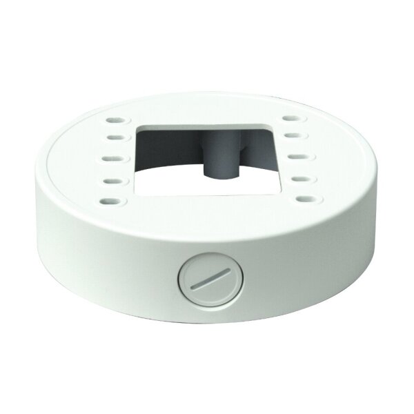 Hanwha Vision SBV-158GW Anschlussbox, für Hanwha Techwin Vandalismusgeschützte Domes, Aluminium, Außen, Weiß