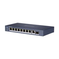 Hikvision DS-3E0510HP-E(O-STD) Ethernet Switch, unmanaged, 9x RJ45, 1x SFP, PoE 120W, 54VDC