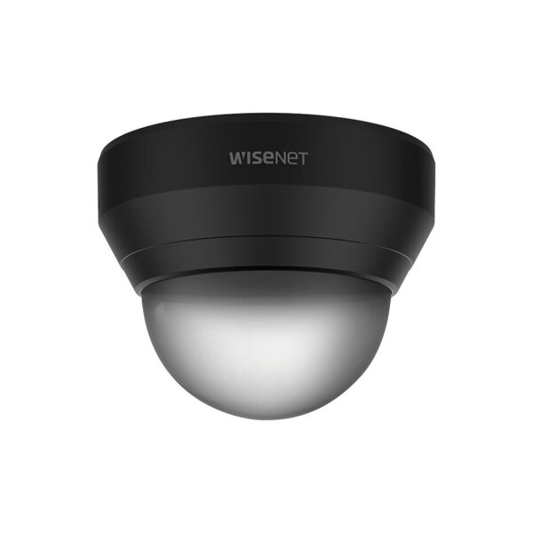 Hanwha Vision SPG-IND12B Kuppel, klar, mit schwarzer Basis, für Hanwha Techwin Dome Kameras