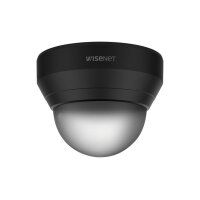 Hanwha Vision SPG-IND12B Kuppel, klar, mit schwarzer Basis, für Hanwha Techwin Dome Kameras