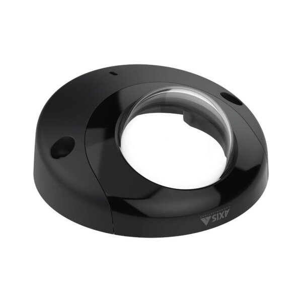 AXIS TP3808 DOME COVER BLACK 4P Kuppel, klar, mit Gehäuse, schwarz, für AXIS P3925-R, 4 Stück, Zubehörteil