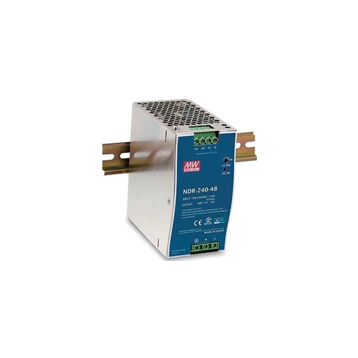 jetrics power NDR-240-48 DIN RAIL Netzteil Netzgerät f&