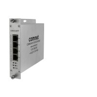 ComNet CNMC4SFP Medienkonverter, 1xSFP, 4xRJ45, Quad 100/1000Mbps