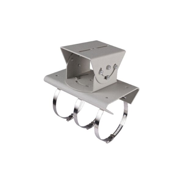 Hikvision DS-1214ZJ-P Masthalterung, horizontal, Stahl, Aluminium, grau, für Hikvision Kameras