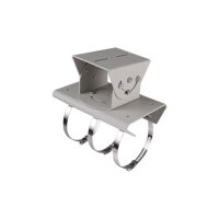 Hikvision DS-1214ZJ-P Masthalterung, horizontal, Stahl, Aluminium, grau, für Hikvision Kameras