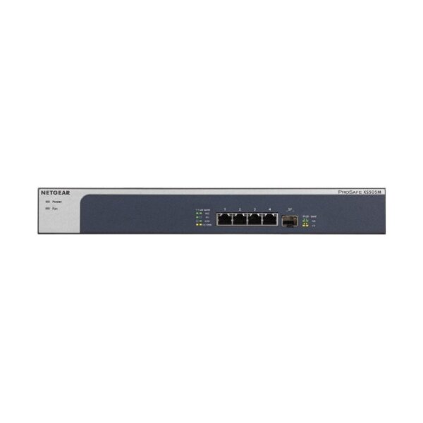 Netgear XS505M-100EUS Unmanaged Pro Switch 4x10Gbit Ports, 1x SFP+, interne PSU